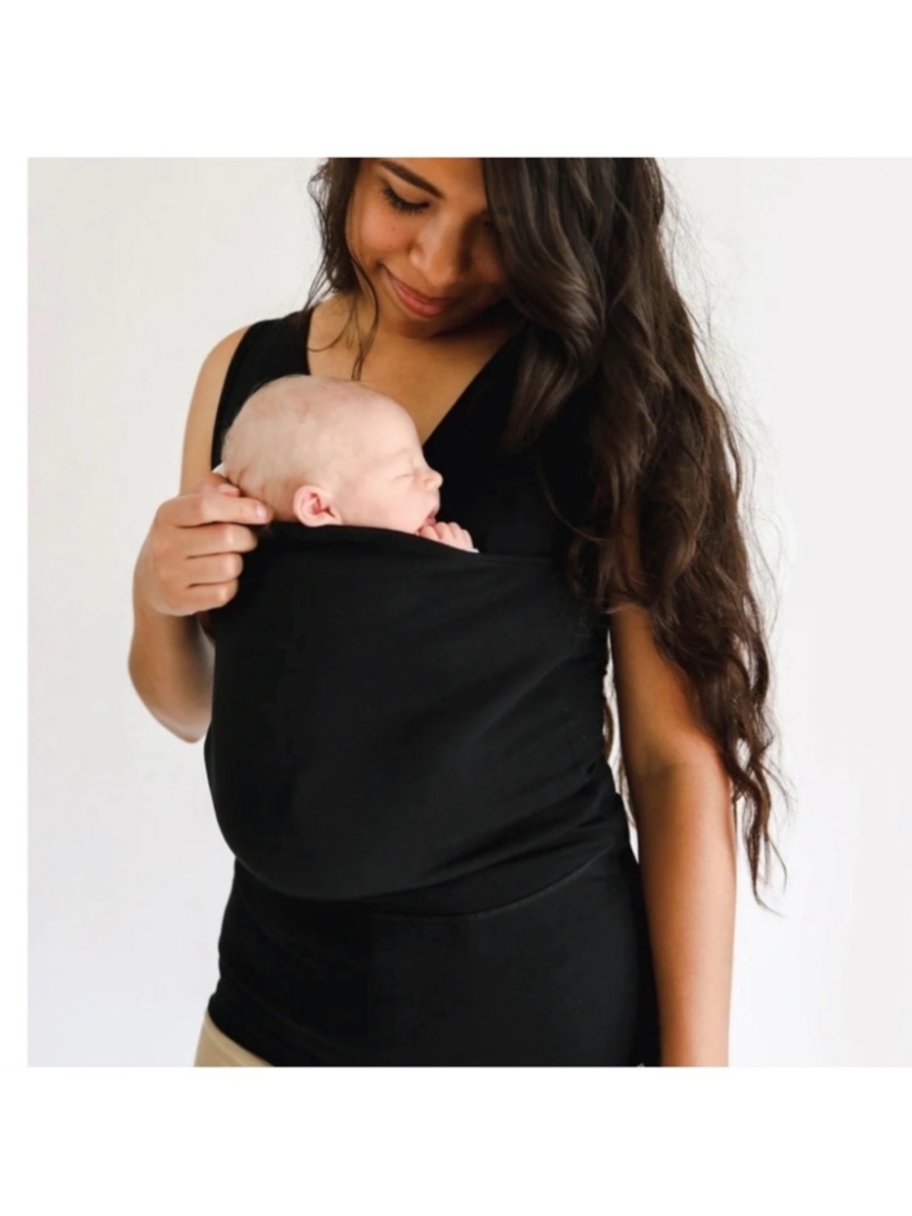 Lalabu Soothe Baby Wearing‎ Tank Top Black Size Medium